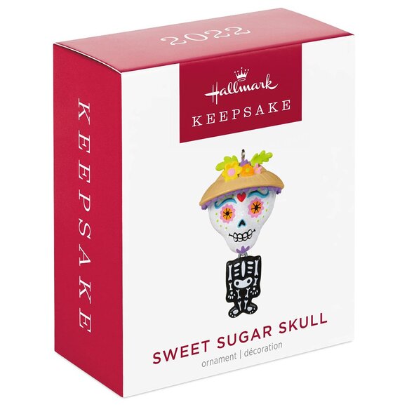 New! Sweet Sugar Skull Hallmark Keepsake Ornament 2022 Mexican Day of the Dead - Picture 1 of 5